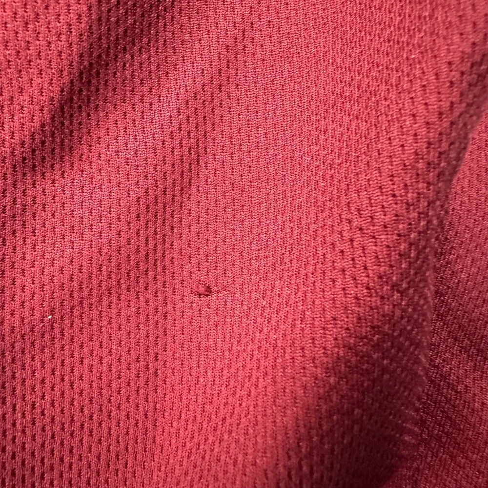 Washington Redskins Quarter Zip Pullover Mens Medium Burgundy NFL Team Apparel